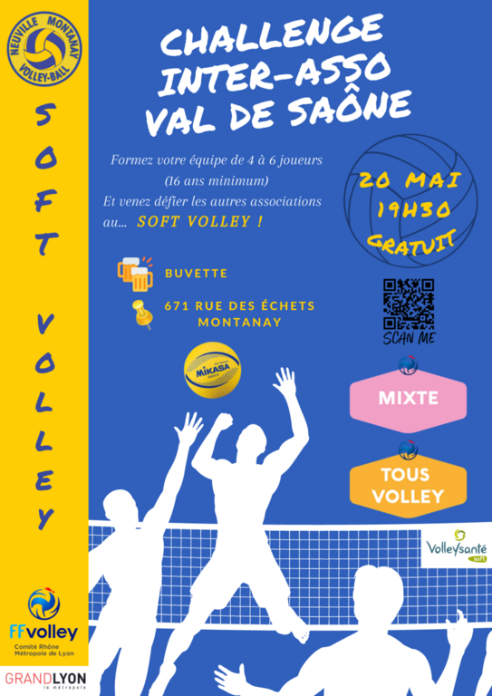 Challenge interassociatif du Val de Saône - SOFT VOLLEY