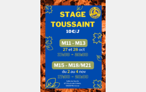 Stage M11/M13 - ANNULÉ