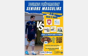 Tournoi Seniors Dép. Masculins (préparation saison) / paëlla